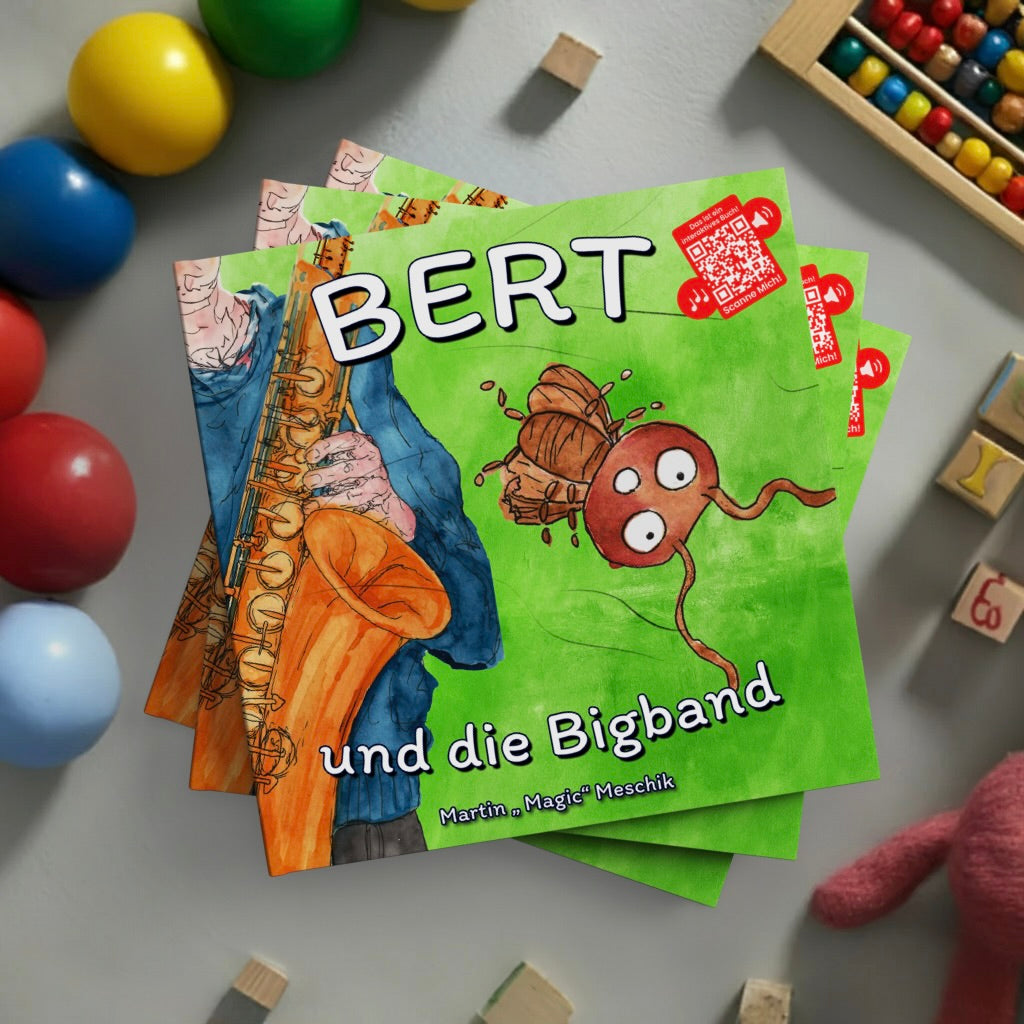 Kinderbuch "Bert und die Bigband" (Bert die Schabe: Teil 2)