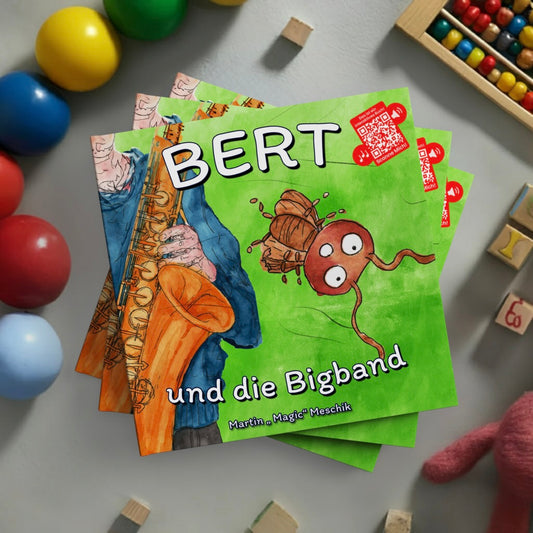 Kinderbuch "Bert und die Bigband" (Bert die Schabe: Teil 2)