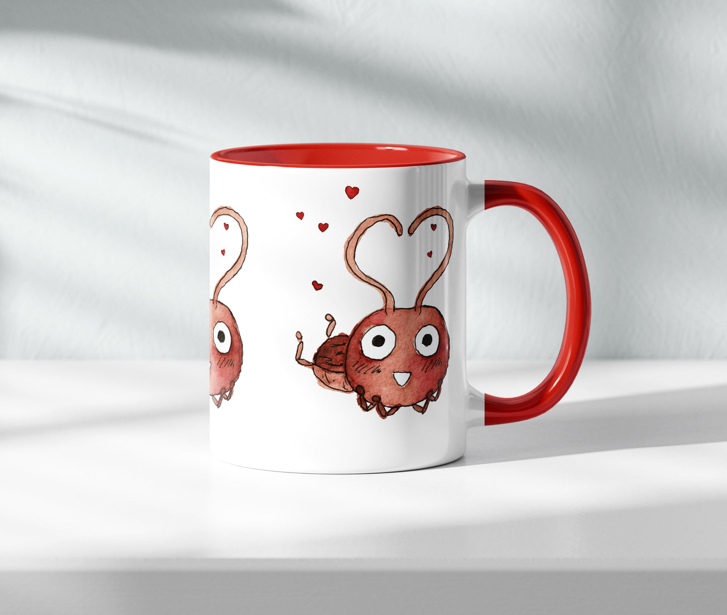 Tasse Bert mit Herzchen