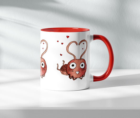 Tasse Bert mit Herzchen
